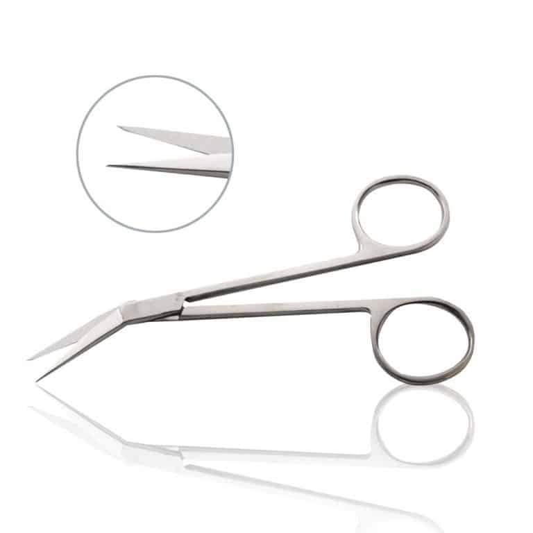 Scissors, Iris, Angled, 4.5"
