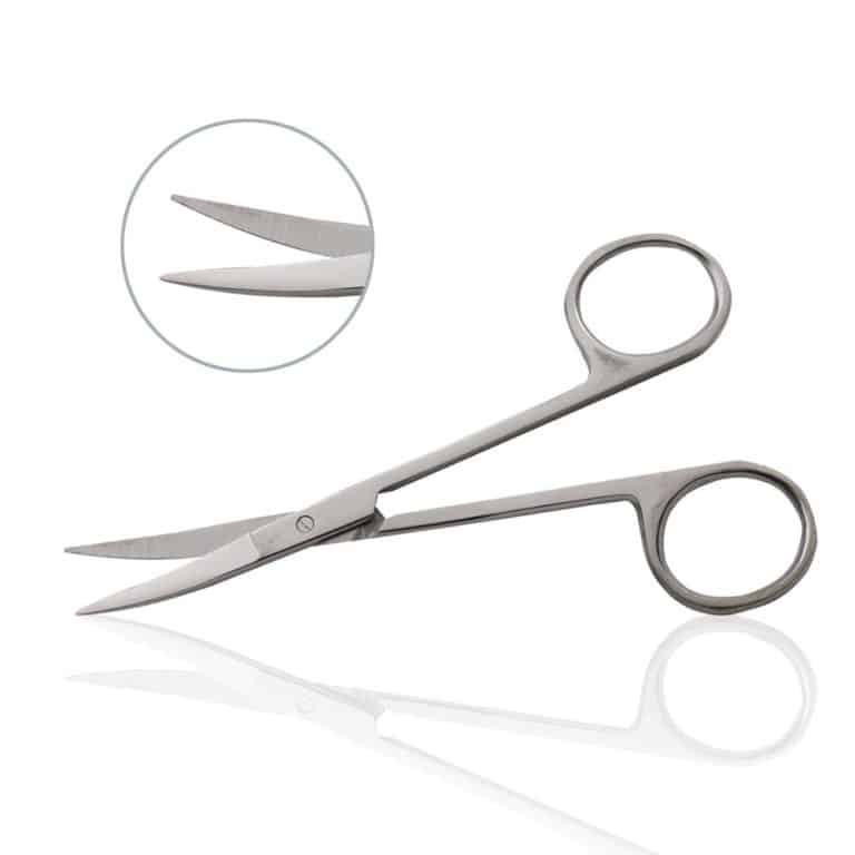 Scissors, Iris, Curved, 4.5"
