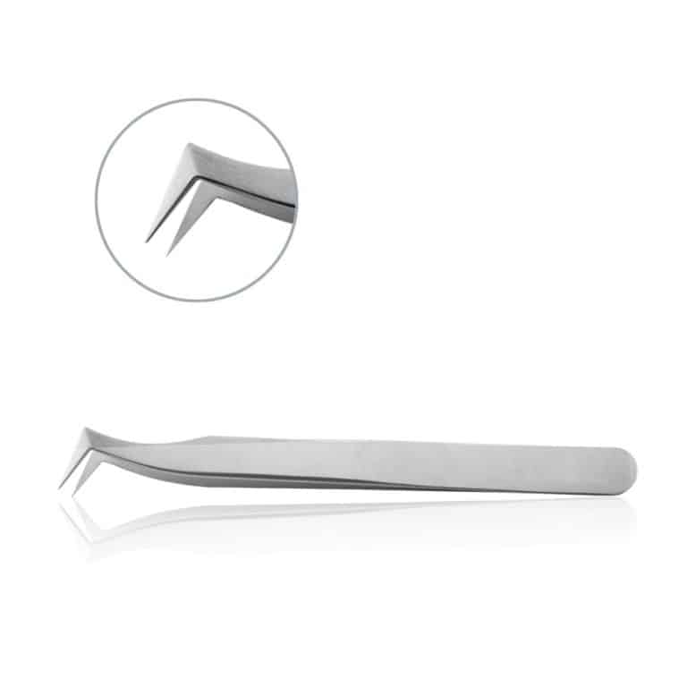 Forceps, Angled Pointed Tip, Micro - AB134