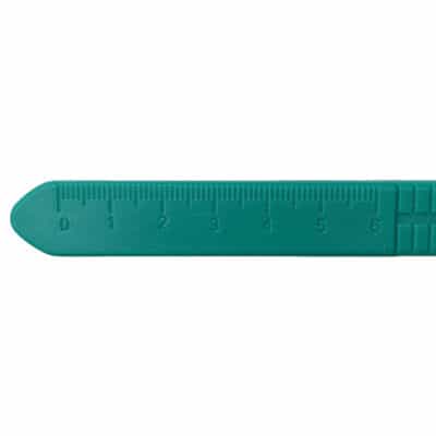 AJ123 disposable scalpel handle with ruler