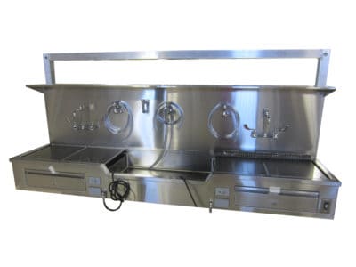 Autopsy Sink - Wall Mount, Elevating Center Approach - CC200