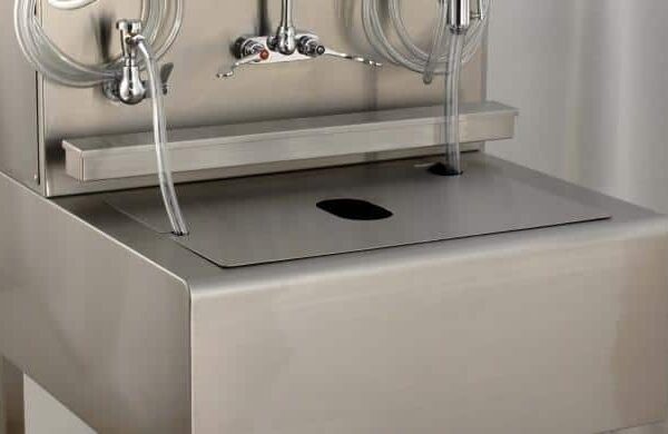 Large Fitted Sink Cover for Aerosols Containment