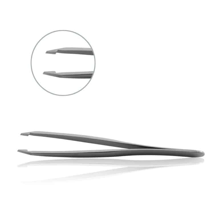 Delicate Flat Angle Tip Forceps