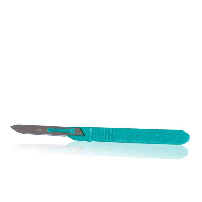 Disposable Scalpel with Scale