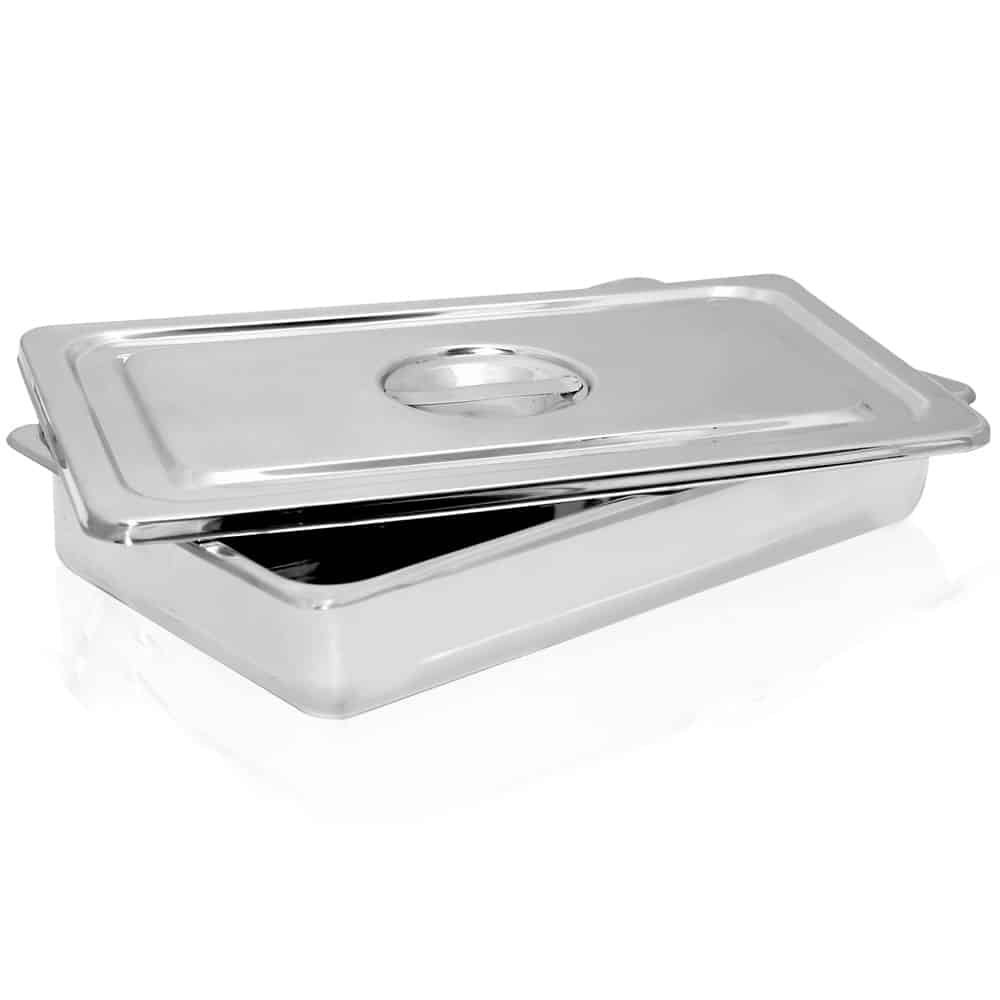 Stainless Steel Instrument Tray with Lid