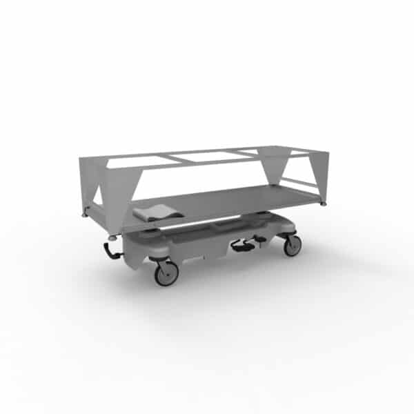 Hydraulic Covered Cadaver Carrier with Cover - JA600 & JA614