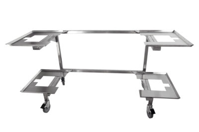 Cadaver Carrier - For Two-Body Trays, Various Widths