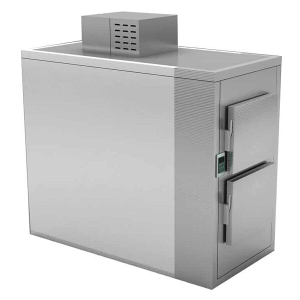 Morgue Refrigerator (2 BODY) - Small Door End Opening (Telescoping)