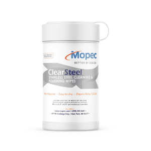 Mopec Clear Steel Wipes-BE039
