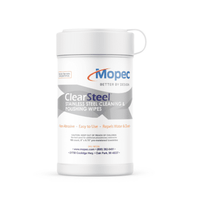 Mopec Clear Steel Wipes-BE039