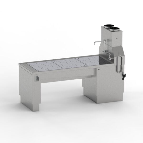 Total Draft Elevating Trimming Table with Sink - OA900