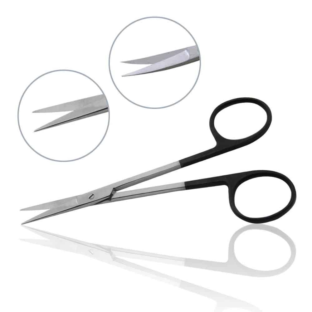 Iris Scissors 4 1/2, Curved, Supersharp - Dispomed