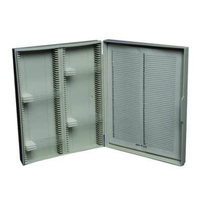 Slide Box, Plastic, Holds 100 Slides - BH010