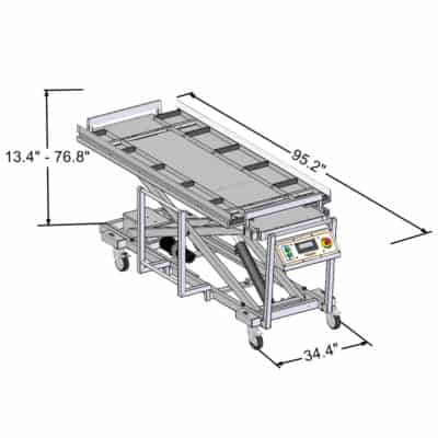 Red Wing Five Tier Split Roller Bariatric Lift - JD5001