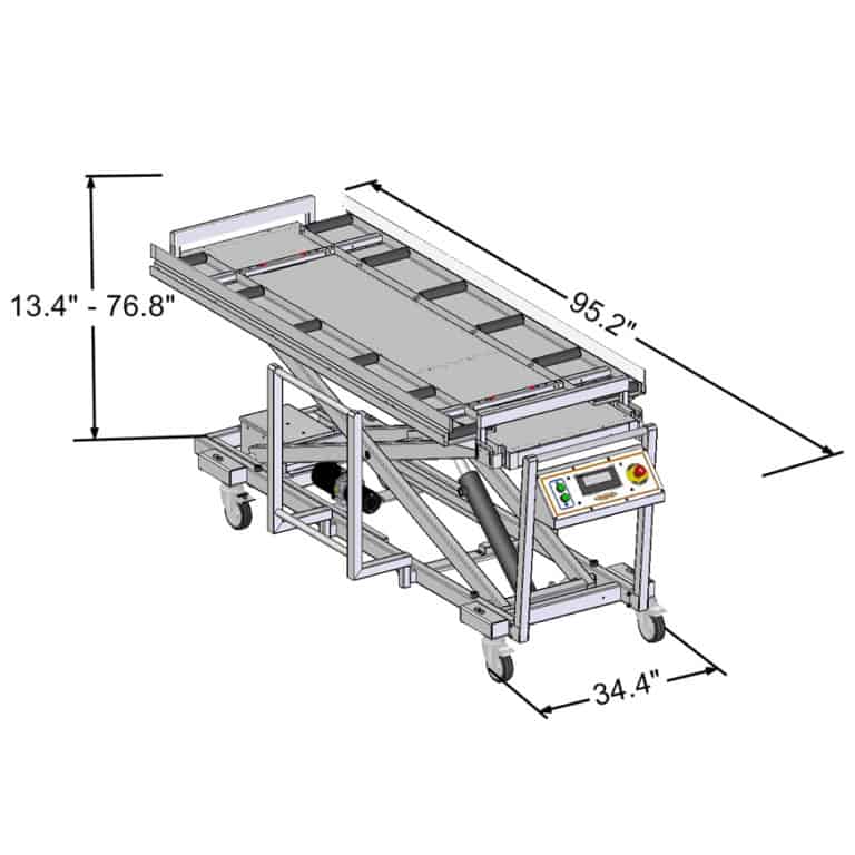 Red Wing Five Tier Split Roller Bariatric Lift - JD5001