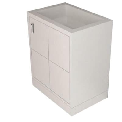 Dead Corner Cabinet, Optional Openings