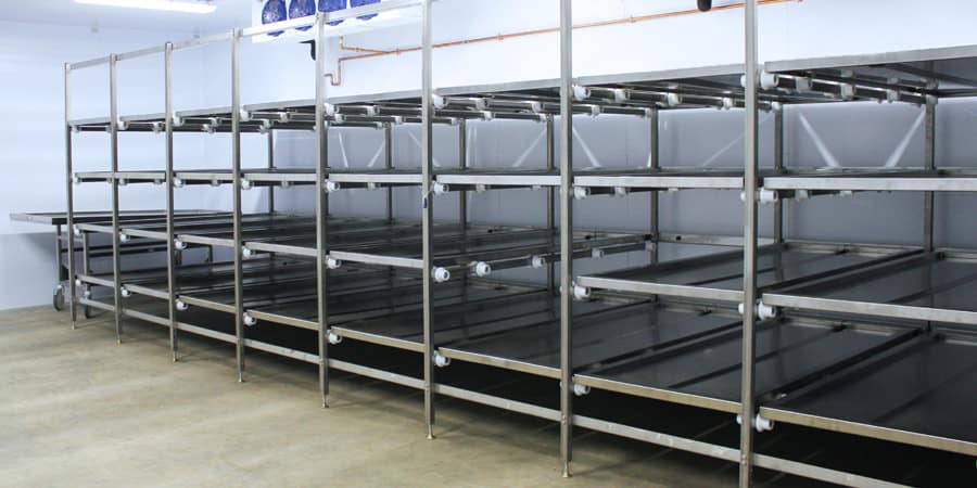 Mopec Cadaver Storage Racks