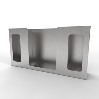 Ensemble Pegboard Quad Glove/Paper Towel Bin - AX014