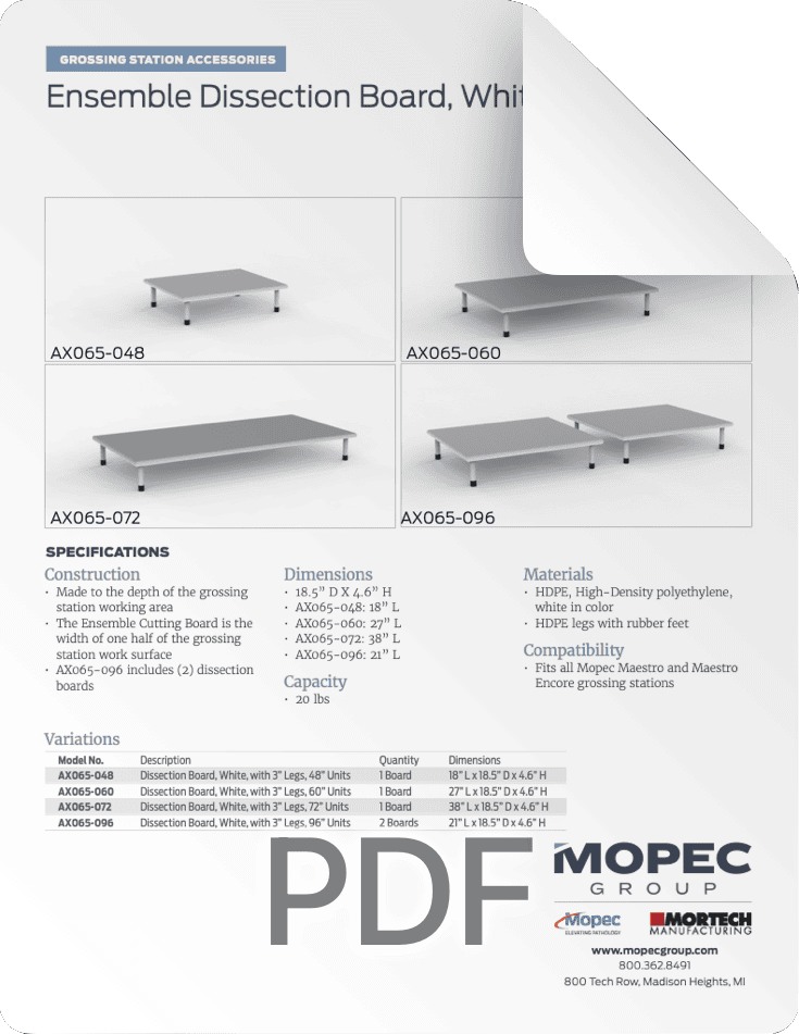 AX065 Spec Sheet