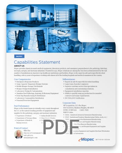 Mopec Capabilities Statement