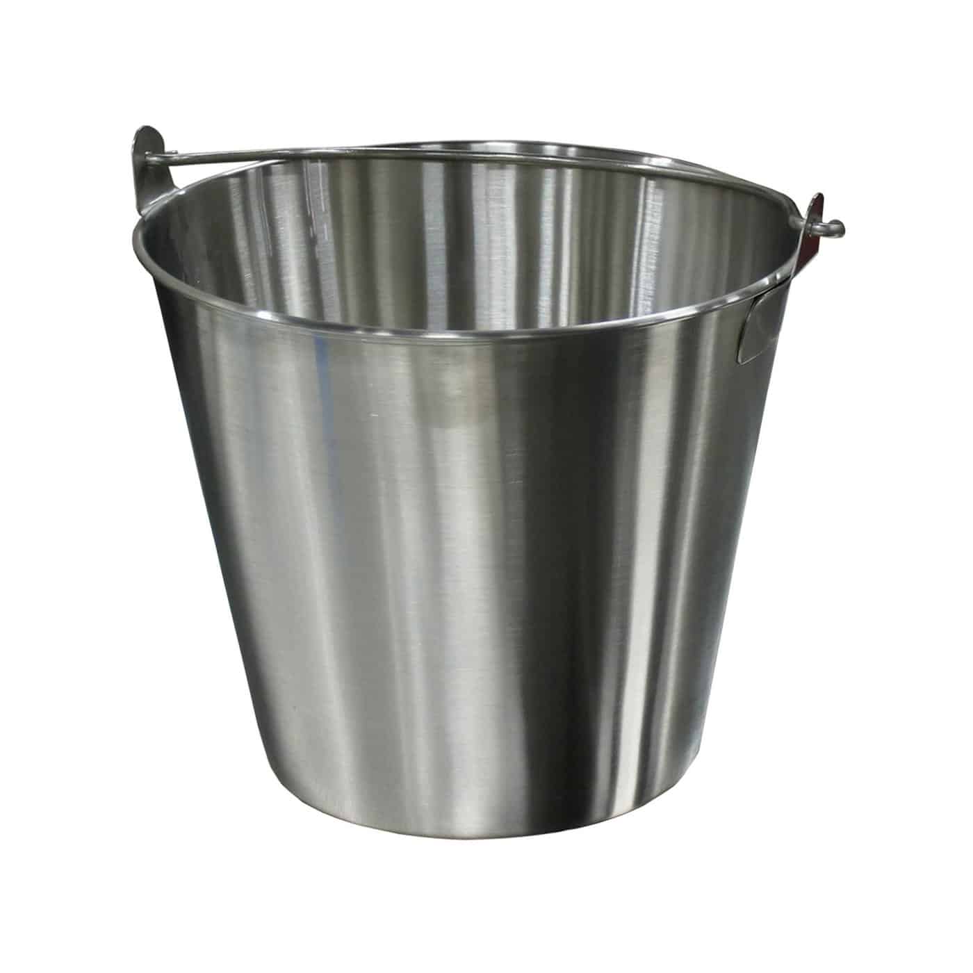 Drain Pail, Stainless Steel, 16 Qt