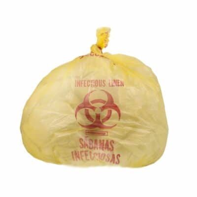 yellow infectious waste liner