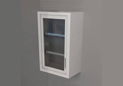 Wall Cabinet – Swing Door with 2 Shelves, Various Dimensions & Openings