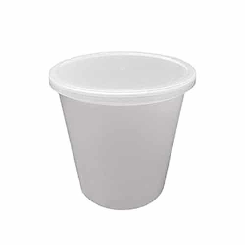 Sterile Sample Container with Snap Lid, 8 oz