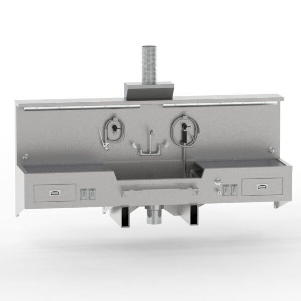 Wall Mount Embalming Station (1036-25-C & 1036-25-D)