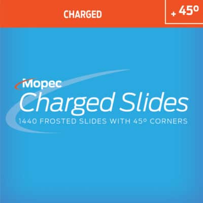 SL145 charged-microscope slides 45 corner