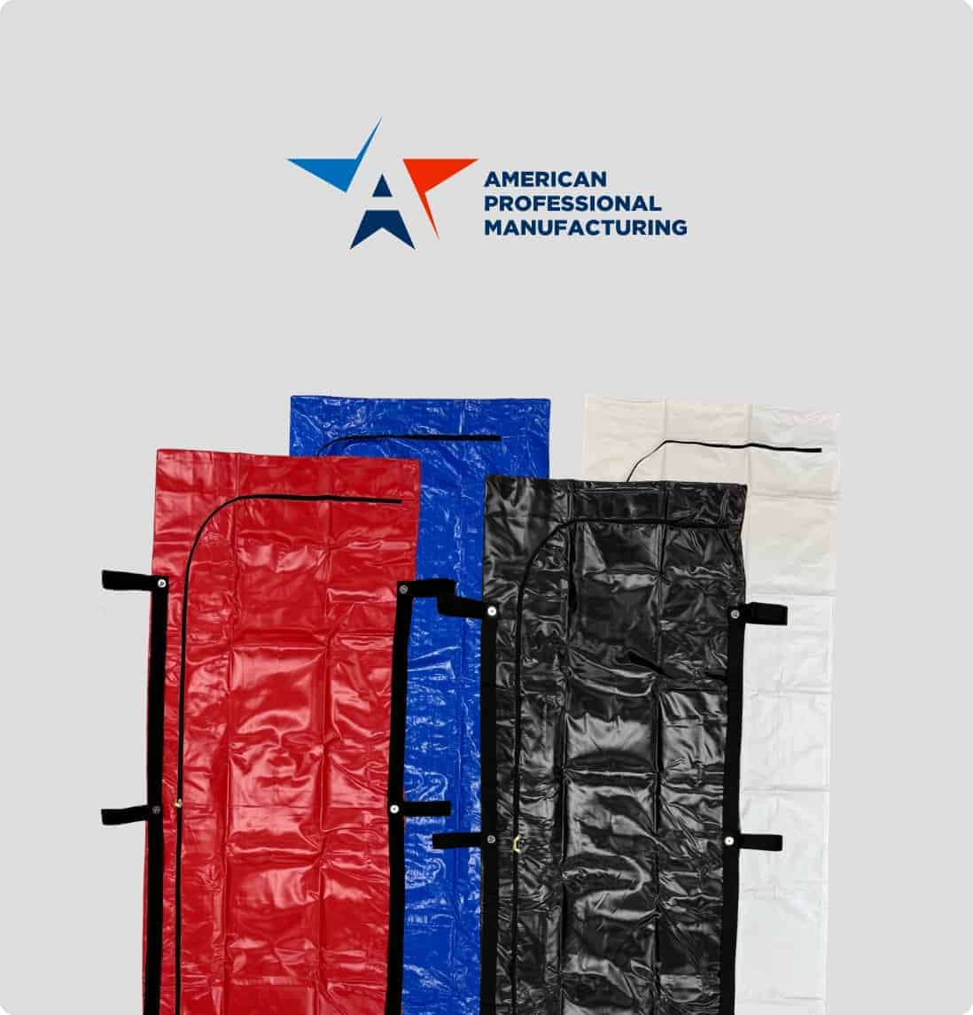 american-professional-manufacturing-body-bags-overlapping-with-apm-logo
