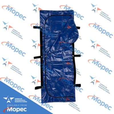 mopec apm BE801E-BL body bags open