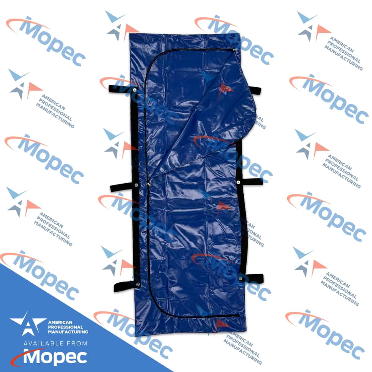 APM Adult Body Bag, 94" x 36", 16 Mil PVC Laminated Polyester, Envelope