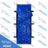 APM Adult Body Bag, 94 X 36, 10 Mil CF Polyethylene, Envelope Zipper, Blue, Optional Handles - Image 2
