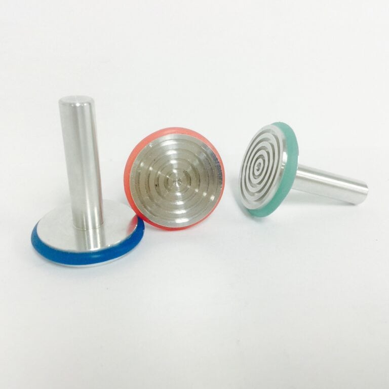 Circular Specimen Chucks for SHANDON Cryostats, Available in Multiple Sizes and Colors