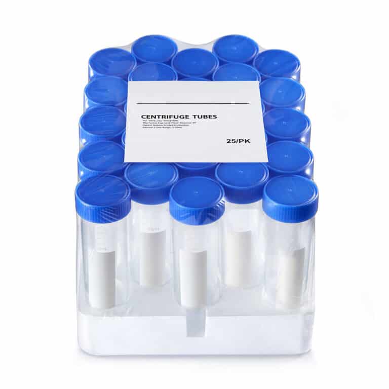 SP251 centrifuge tubes in styrofoam