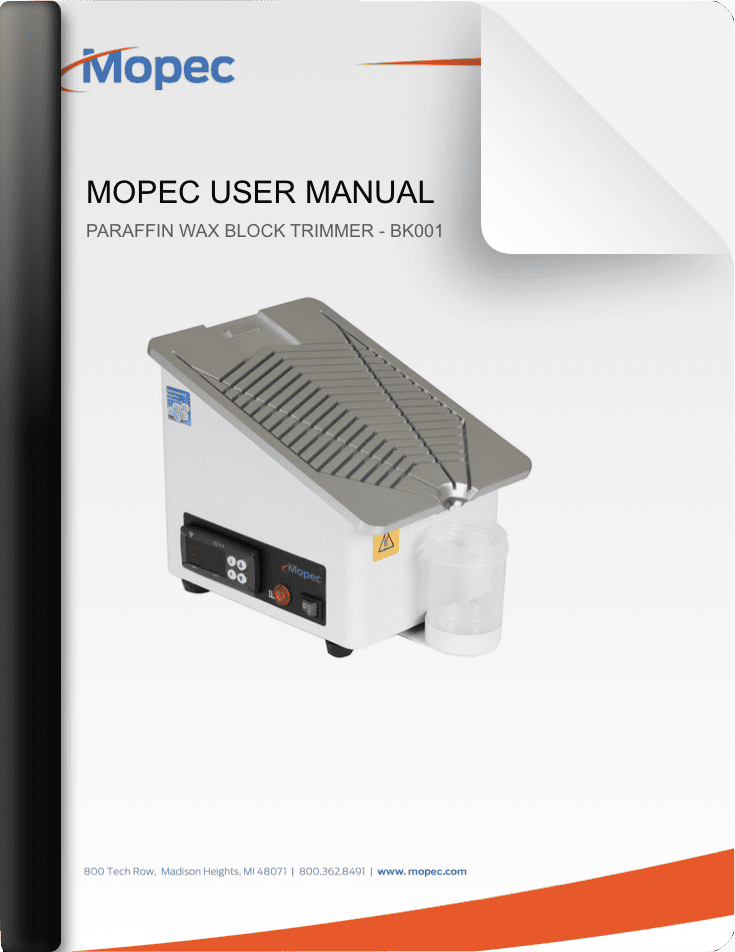 Mopec Paraffin Wax Block Trimmer