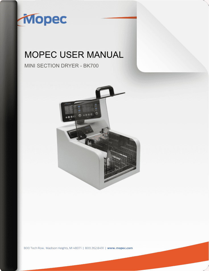 Mini Section Dryer Manual