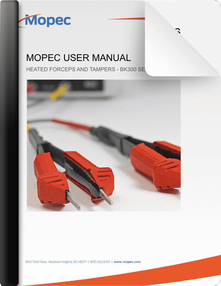 Heated Forceps and Tampers Manual