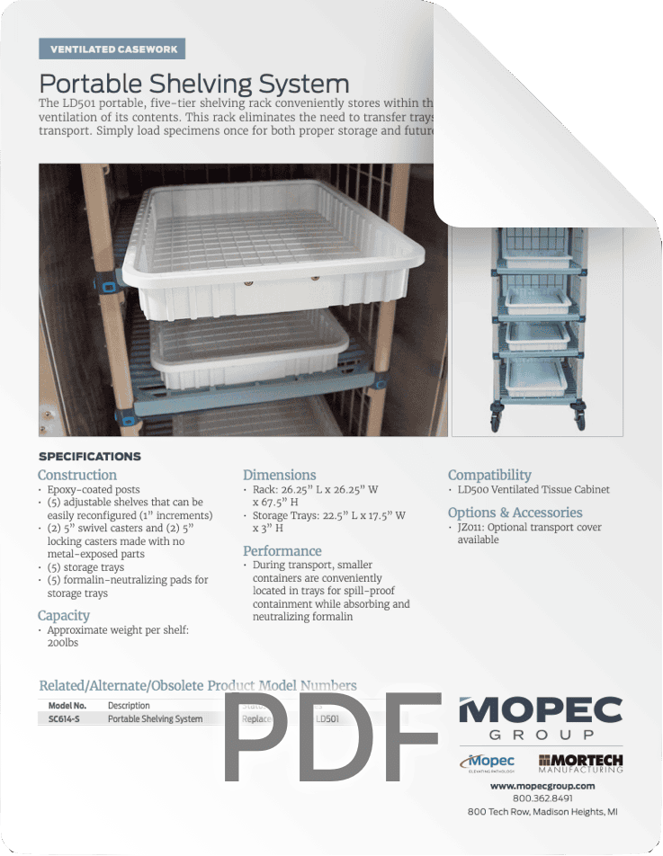 LD501 Spec Sheet