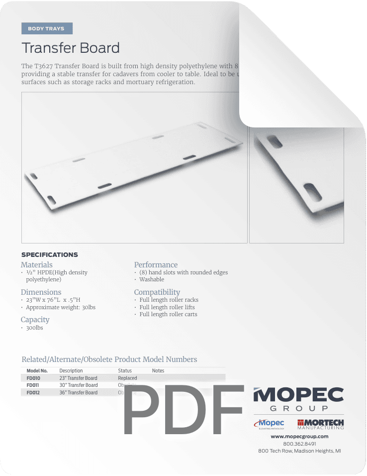 T3627 Spec Sheet