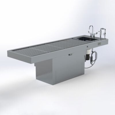 Pedestal Autopsy Table, Vented, with Optional Elevation