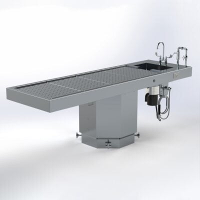 Pedestal Autopsy Table, Elevating & Rotating - 1036-48-MG