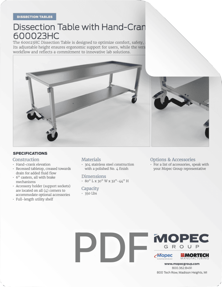 600023HC Spec Sheet