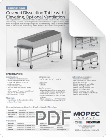 HB1500 Series Spec Sheet