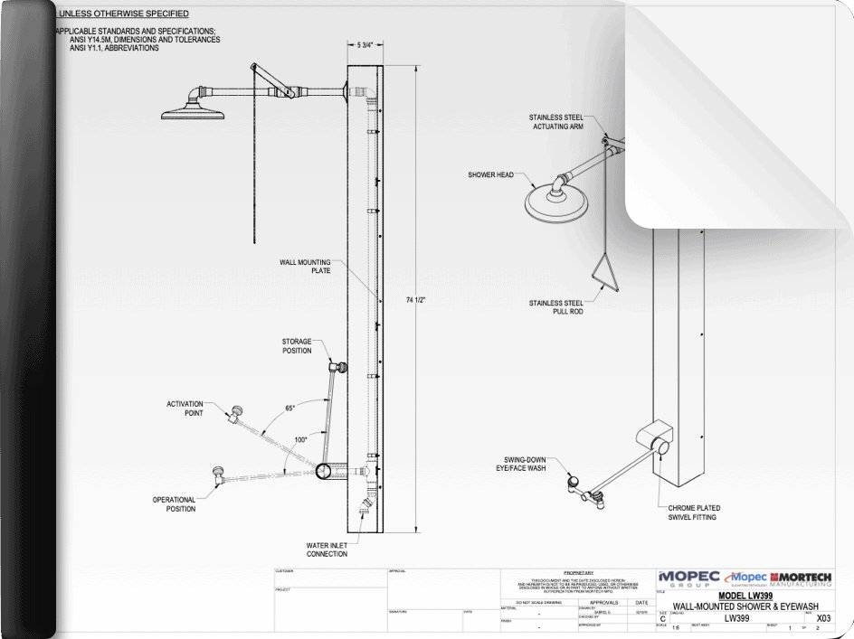 LW399 Drawing