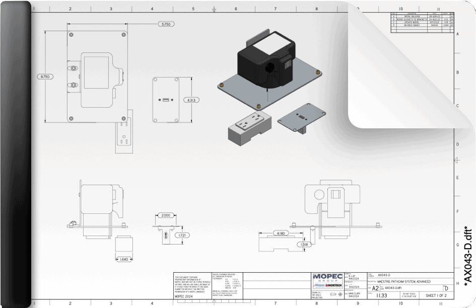 AX043 Drawing