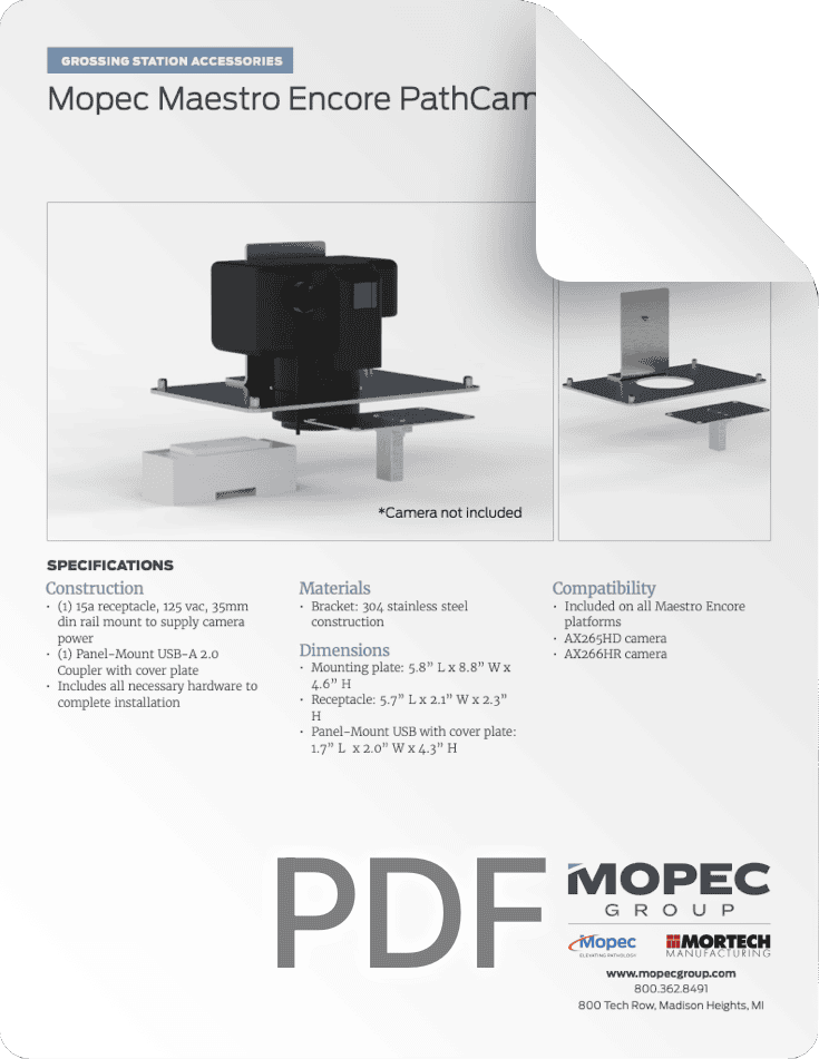 AX043 Spec Sheet