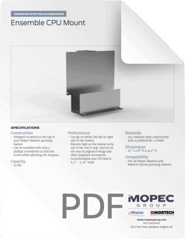 AX033 Spec Sheet