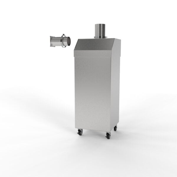 Ensemble Portable Vented Trash Can, Right - AX060R